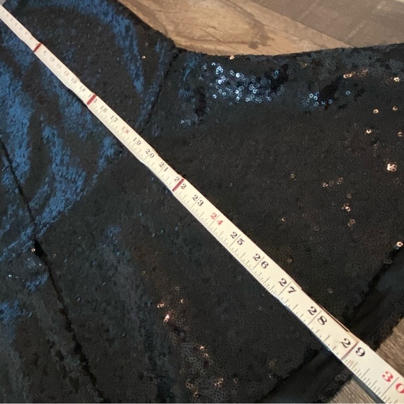 TORRID Black Sequin Mermaid Style Midi Skirt Plus Size 16 - Picture 10 of 11